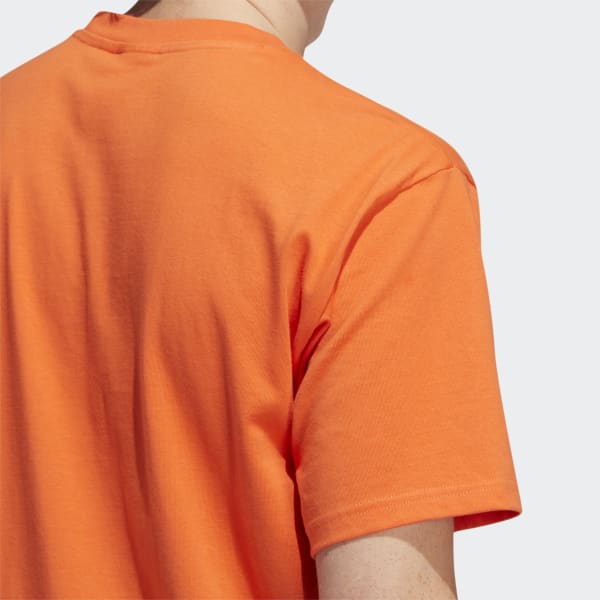 Orange Hypersport Multi Trefoil Tee QB376