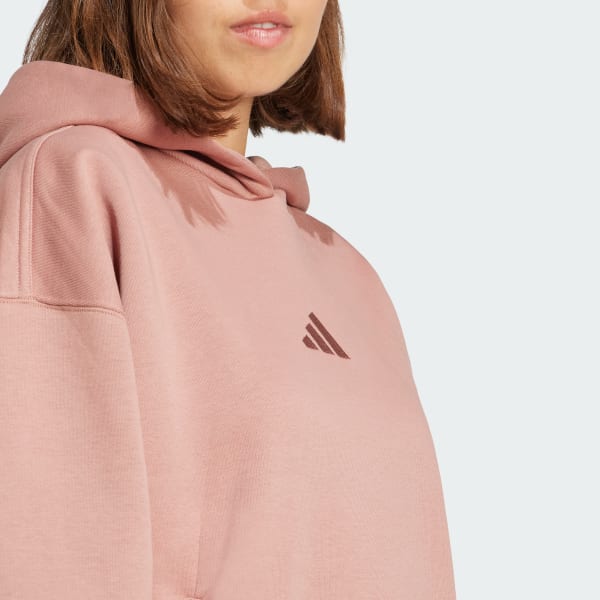 adidas ALL SZN Fleece Loose Hoodie - Pink | Free Shipping adidas ALL SZN Fleece Loose Hoodie - Pink | Free Shipping