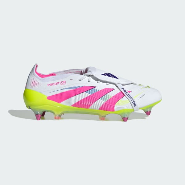 biela Kopačky Predator Elite Fold-Over Tongue Soft Ground