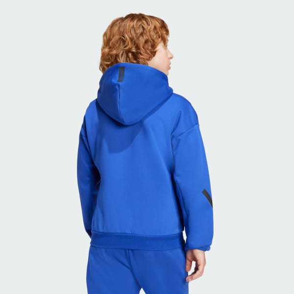 ykz  adidas Z.N.E. Full-Zip Hooded Track Jacket - Blue | Free