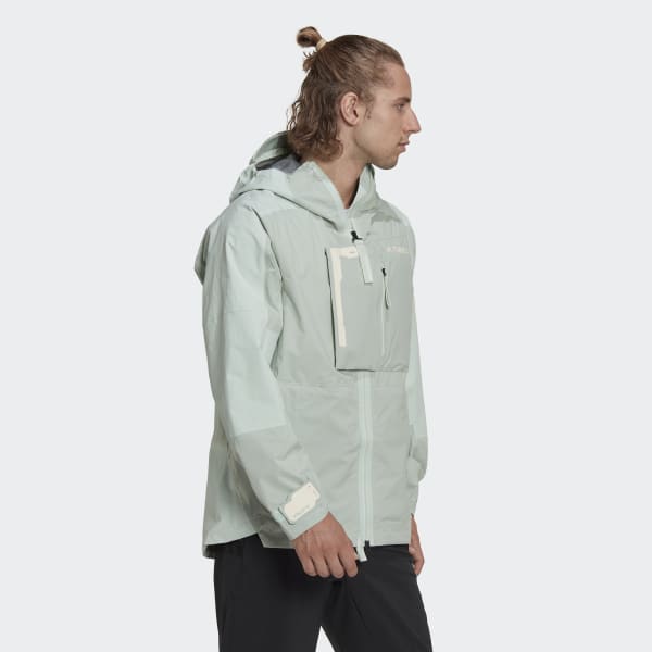 Grun TERREX XPLORIC RAIN.RDY MOUNTAIN WANDERJACKE