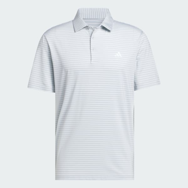 Grey PERFORMANCE TWO-COLOR STRIPE POLO SHIRT