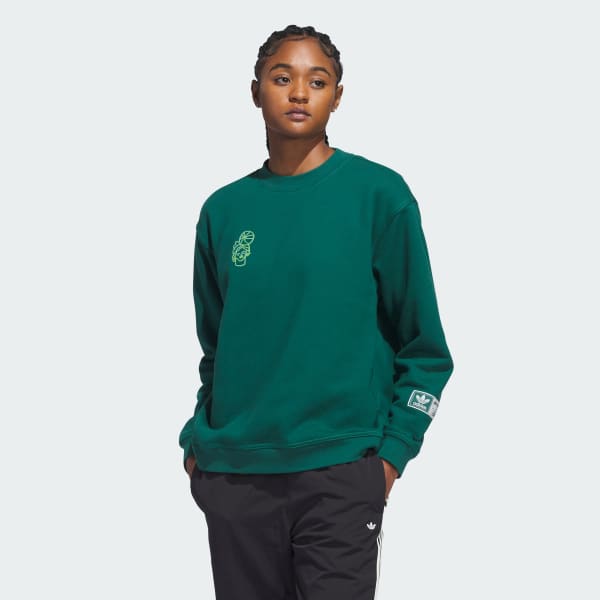 adidas Hoop York City Crewneck (Gender Neutral) - Green adidas Hoop York City Crewneck (Gender Neutral) - Green
