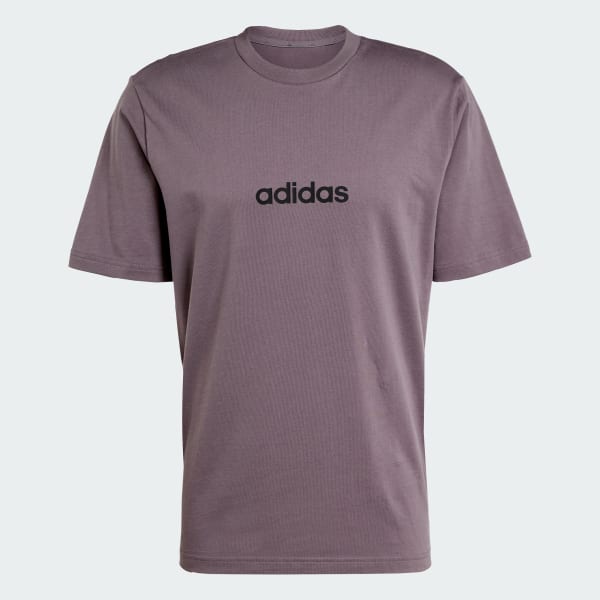 Γκρι Essentials Linear Single Jersey Tee