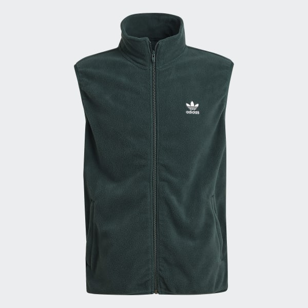 Zielony Adicolor 3-Stripes Fleece Vest CZ783