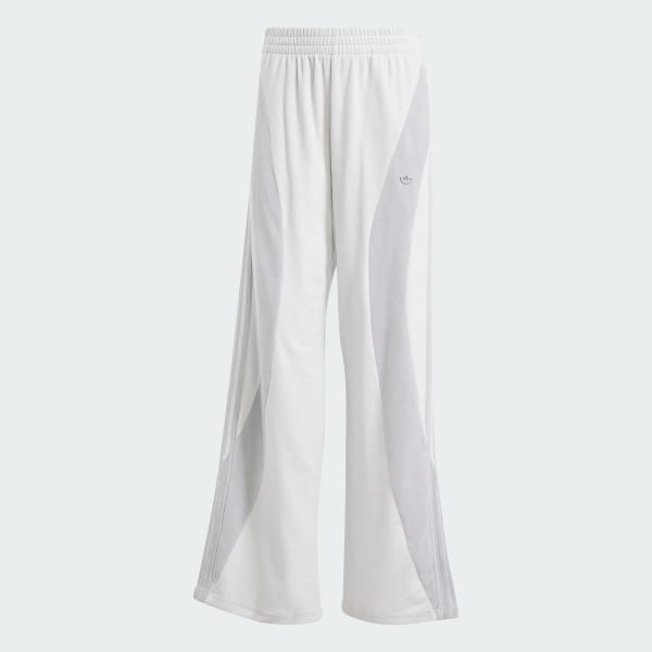 Grey High Waist Velour Pants