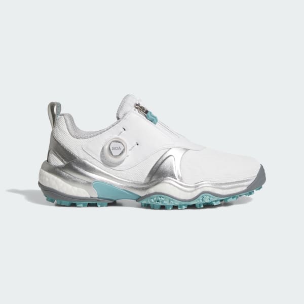 White Codechaos Boa 25 Spikeless Golf Shoes
