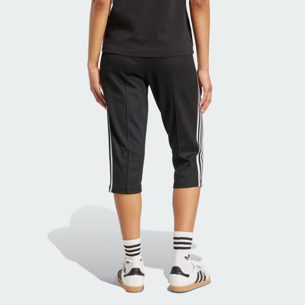 Zwart Adicolor 3-Stripes Capri Trainingsbroek