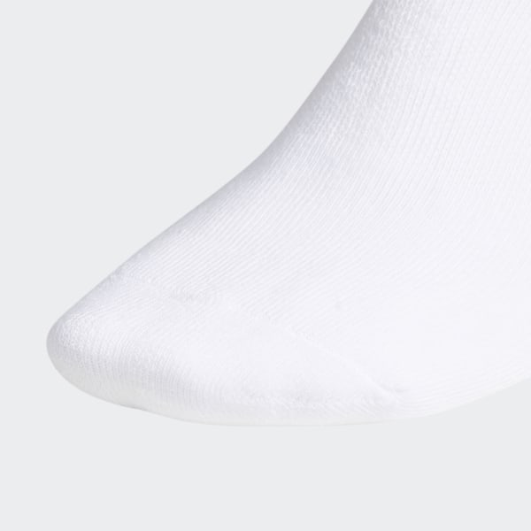 White Trefoil No-Show Socks 6 pairs LCL32A