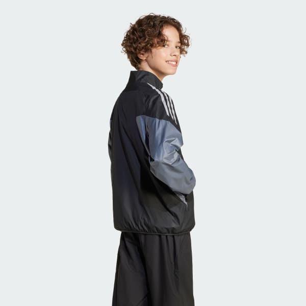 ブラック ウインドジャケット キッズ