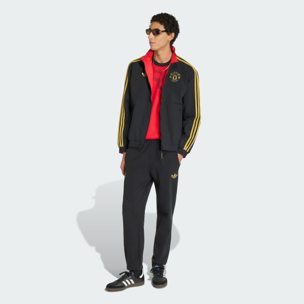 Siyah Manchester United Cultural Story Çift Taraflı Ceket
