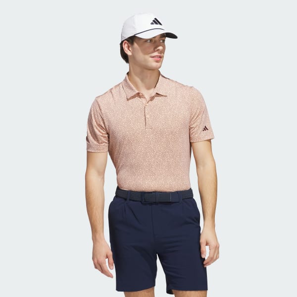 Pink Ultimate365 Mini Bunker Polo Shirt