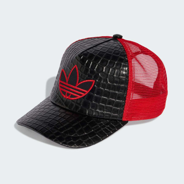 Schwarz CROCO TRUCKER KAPPE