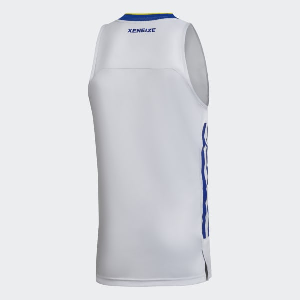 Gris Camiseta De Basquet Suplente De Boca Juniors
