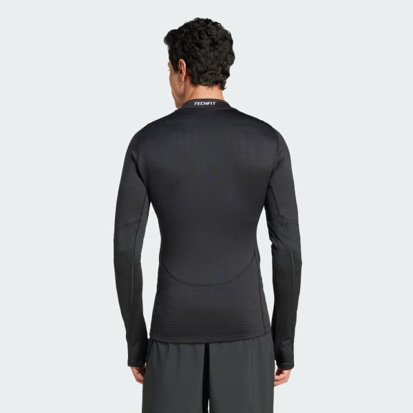 noir T-shirt de training manches longues TECHFIT COLD.RDY