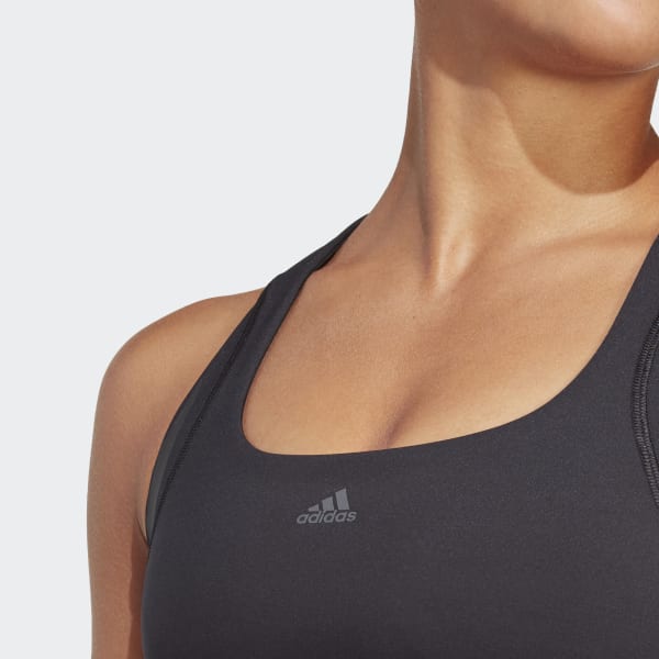 Brand New] Adidas Powerimpact Luxe Training medium support HIIT sports bra ( Small - Linen Green), Women's Fashion, Activewear on Carousell