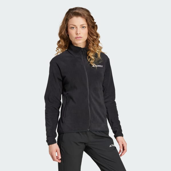 Nero Giacca Terrex Multi-Zip Fleece