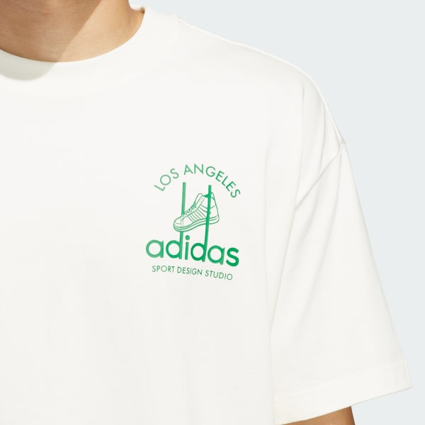 adidas Sport Design Studio Jabbar Graphic Tee - Beige | Free