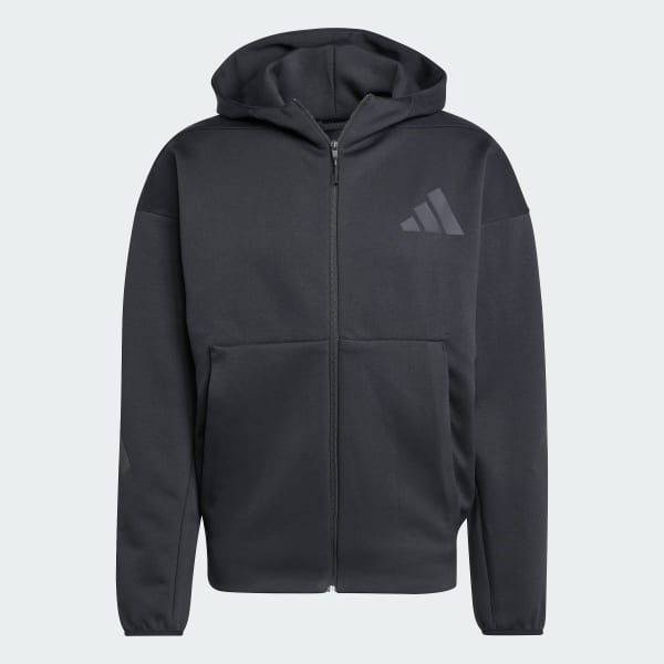 価格は安く adidas Z.N.E. Free | Black - Jacket Track Hooded Full-Zip トップス