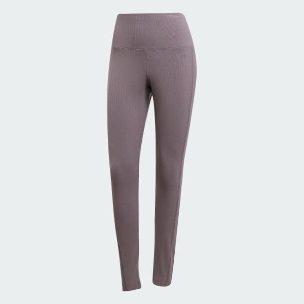 Cinza Legging 7/8 Cós Alto ALL SZN Rib