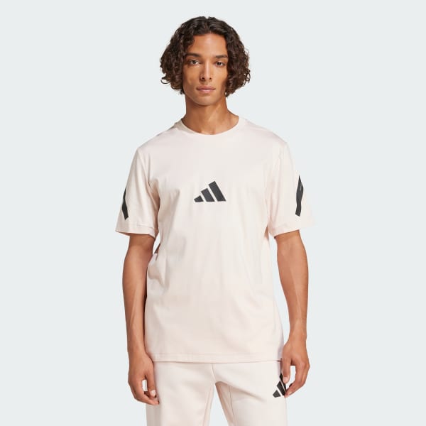 ruzová Tričko adidas Z.N.E.
