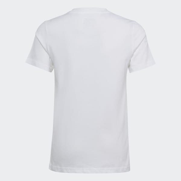 White Essentials Big Logo Cotton Slim T-Shirt