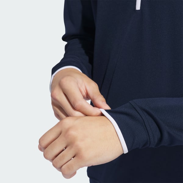adidas Lightweight Half-Zip Top - Blue | Free Shipping with