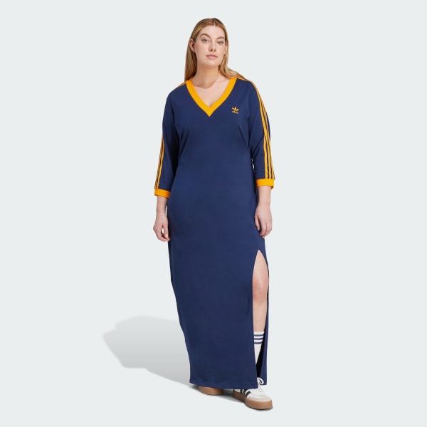 ADIDAS★STRIPED DRESS adidas adicolor 3-Stripes Pinstripe Dress Red and White | AW LAB