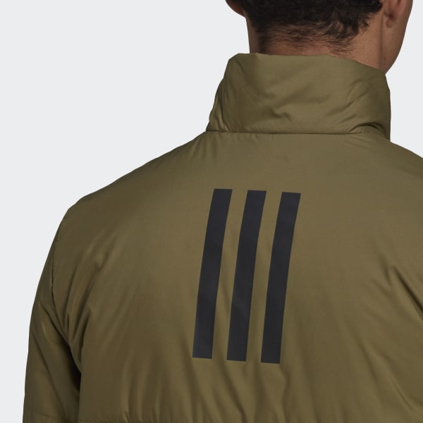 Zielony BSC 3-Stripes Insulated Jacket UW522