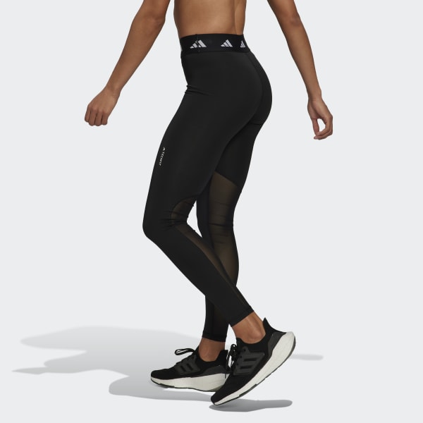 Svart Techfit Long Leggings