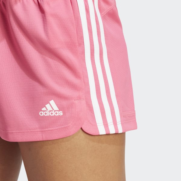 ADIDAS Women's Pink Elevated Woven Primeblue Pacer Shorts RRP £60