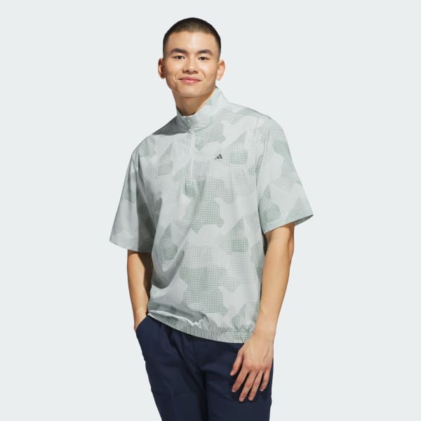 Γκρι Go-to DWR Short Sleeve Half-Zip Pullover