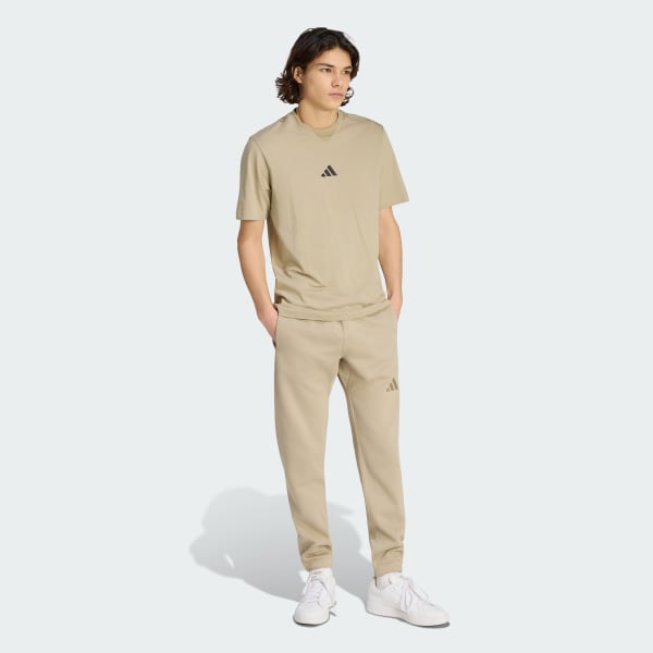 Brown ALL SZN Fleece Regular Tapered Pants