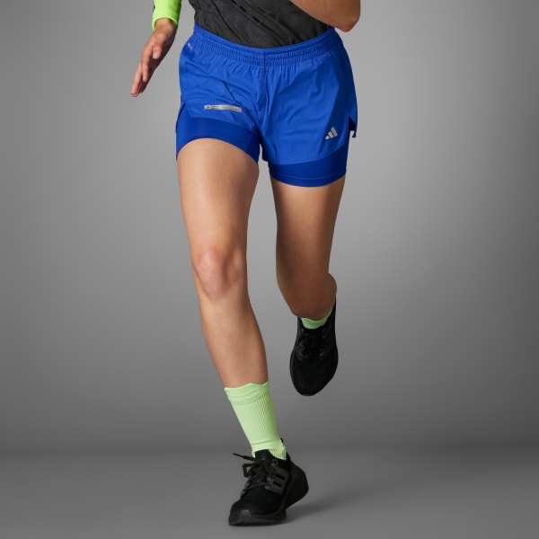 Azul Shorts Ultimate Dos-en-Uno