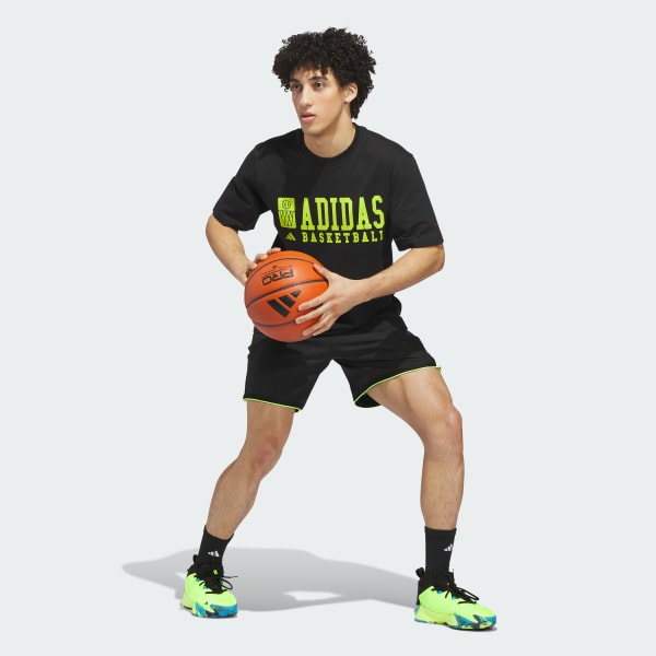 Μαύρο ADIDAS BASKETBALL GRAPHIC TEE