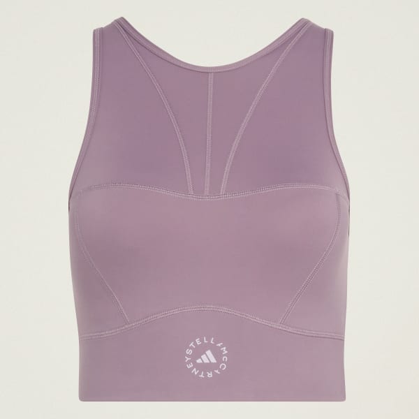 Violet Crop top de training adidas by Stella McCartney