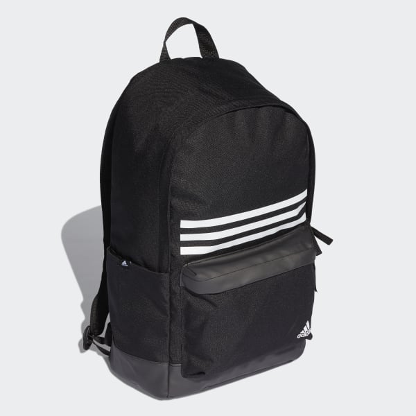 adidas Classic 3-Stripes Pocket Backpack - Black | adidas Canada