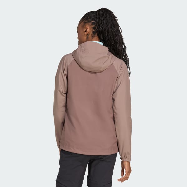 Brown Terrex Multi 2L RAIN.RDY Jacket