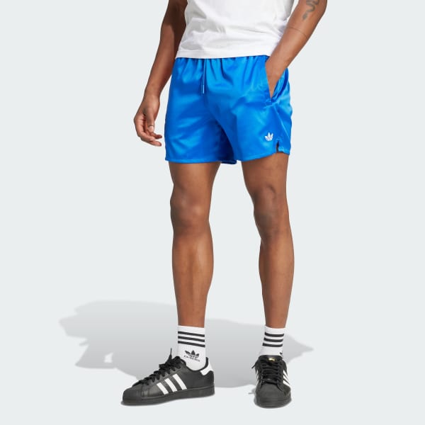 Blue Q2 Monogram Shorts