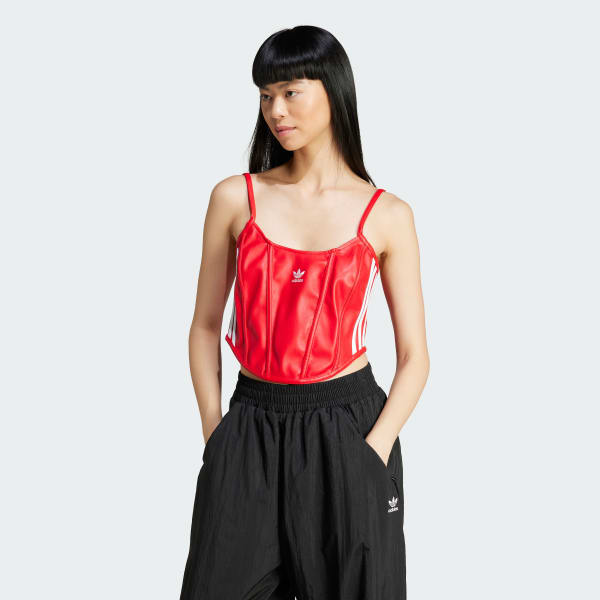Red Firebird Pleather Corset