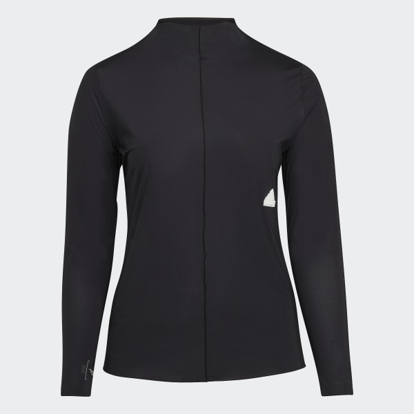 Sort Long Sleeve Plus Size T-shirt MBE79