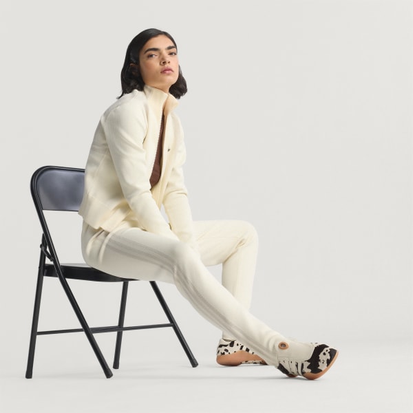 Blanco Pantalón deportivo tejido