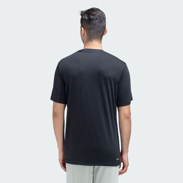 Black TRAIN ESSENTIALS COMFORT TRAINING TEE