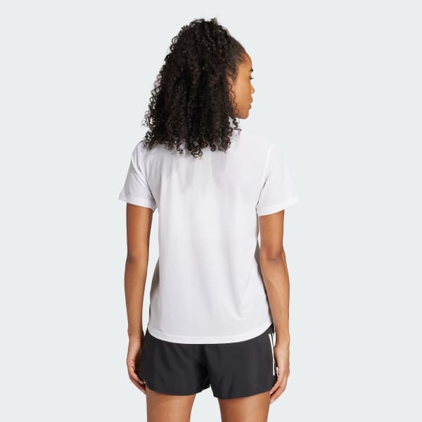 White Running Supernatural Flora Graphic Tee