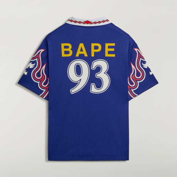 adidas SSL FLAME JERSEY BAPE® - Blue | Free Shipping with adiClub
