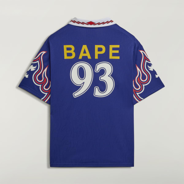 adidas SSL FLAME JERSEY BAPE® - Blue | Free Shipping with adiClub