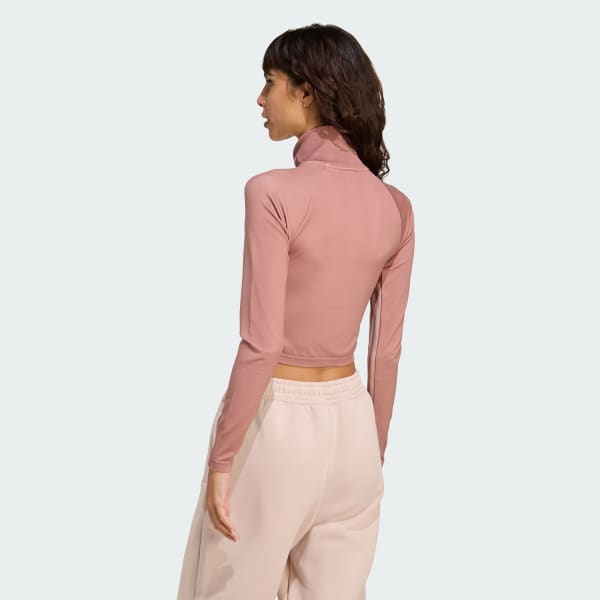 Pink Firebird Seamless Track Top