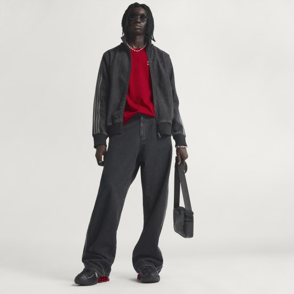 アディダス アディカラー デニム ファイヤーバード トラックトップ