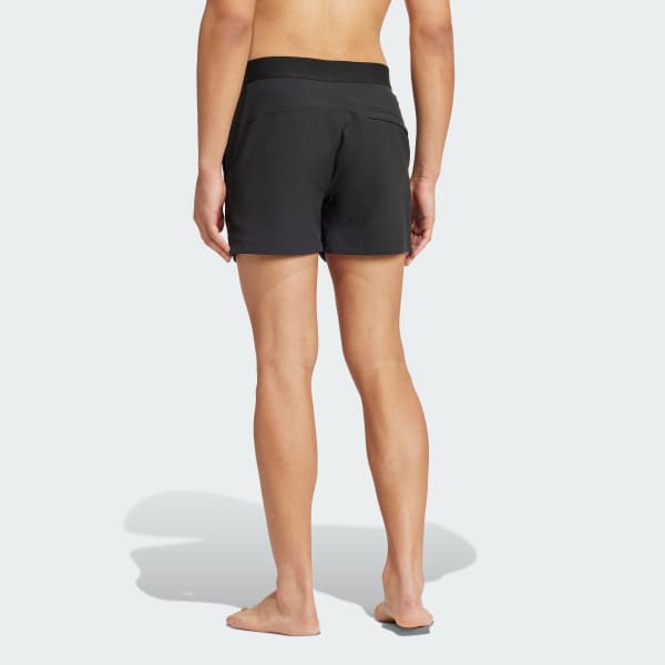 Black adidas Iconisea Swim Shorts Short Length