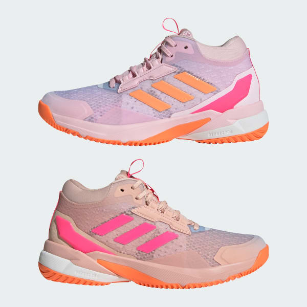 adidas Crazyflight 6 Mid Indoor Shoes - Pink | Free Shipping with